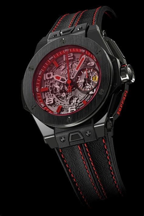 hublot uhr herren schwarz rot|Hublot watches for sale.